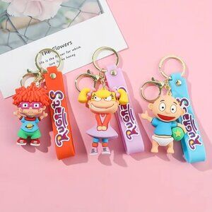 Rugrats keychain/ bag charm set